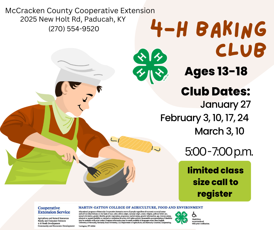 Baking Club Flyer