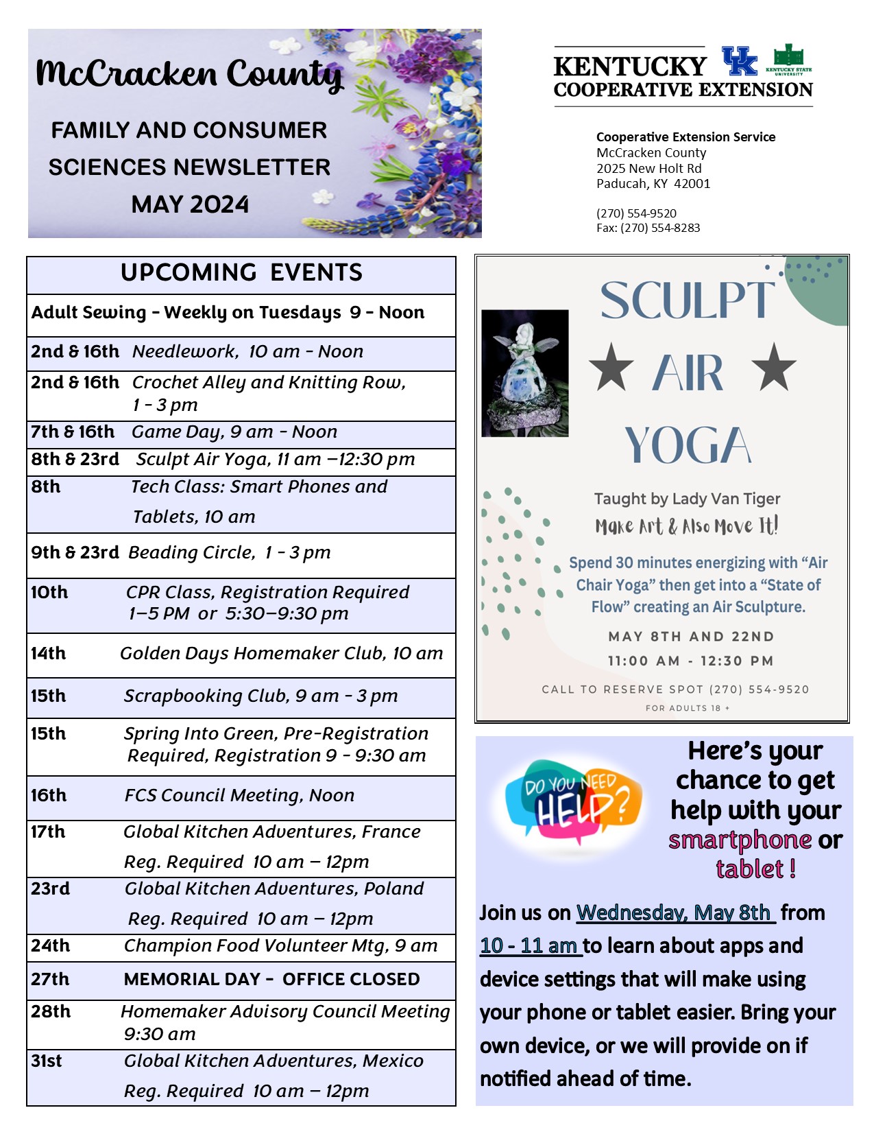 May Newsletter