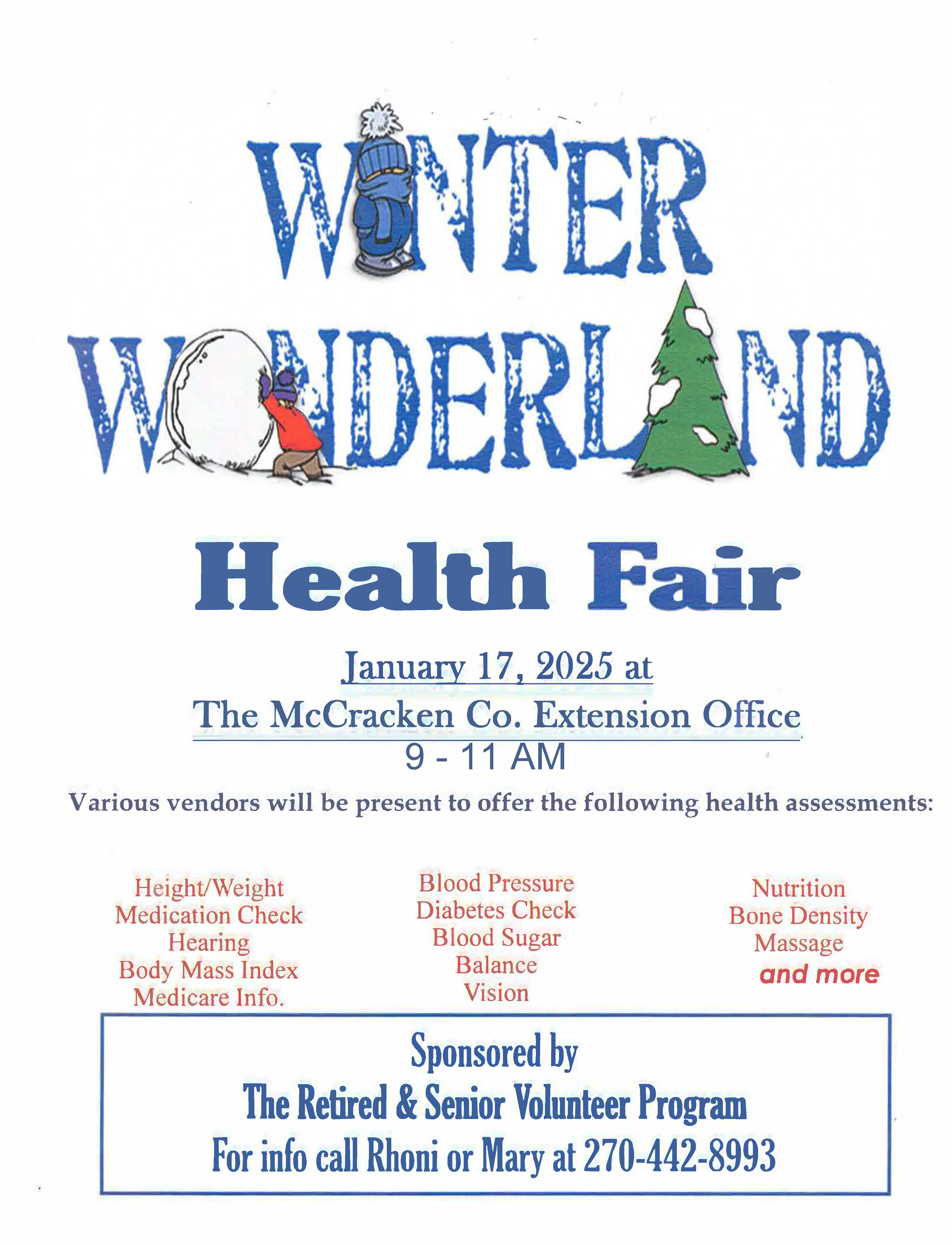 Winter Wonderland Health Fair