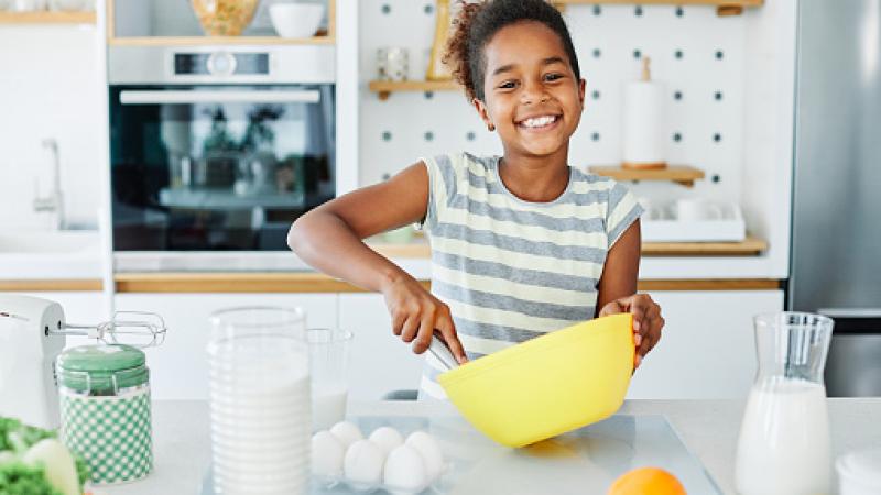 Girl cooking