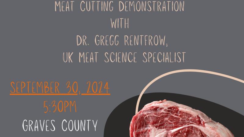 Meat Cutting Demonstration Sept 2024 Flyer